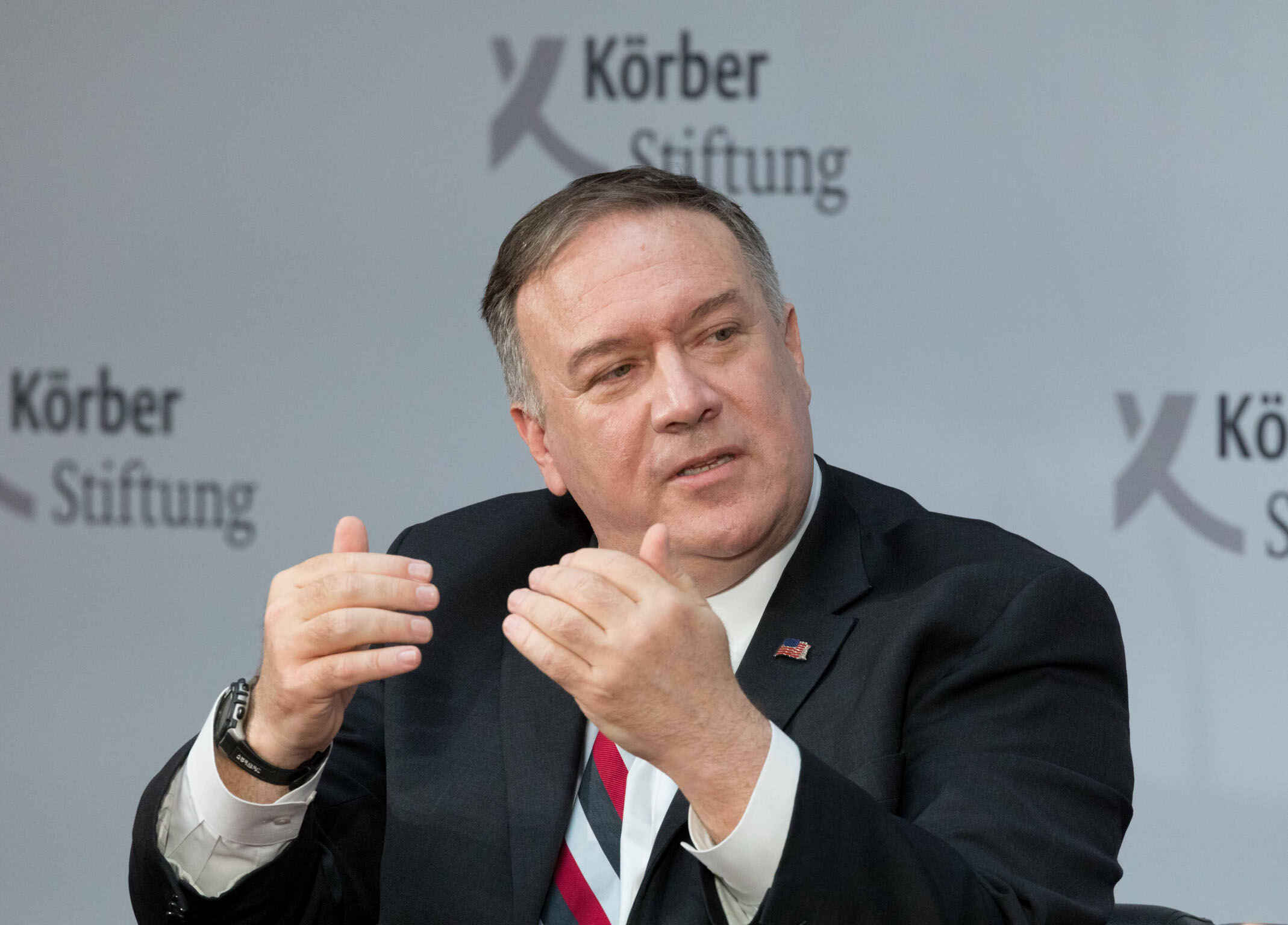 Michael R. Pompeo, Secretary of State of the United States of America, 8 November 2019