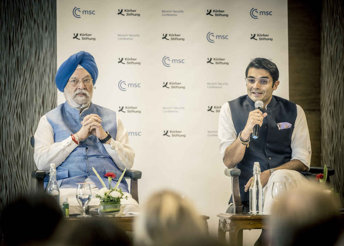 Hardeep Singh Puri, Minister for Petroleum and Natural Gas of the Republic of India, and MYL Jaiveer Shergill