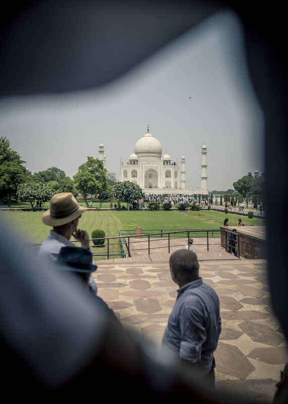 MYL visiting the Taj Mahal